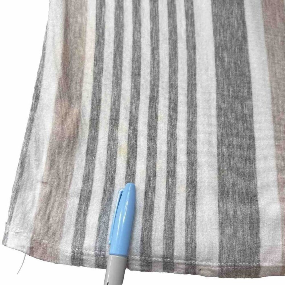 Late August - Grey, Beige, Tan Short Sleeve Dolman Top L - Picture 11 of 12